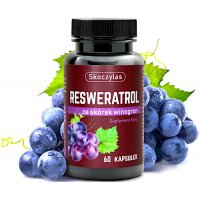 Skoczylas Resweratrol ze skórek winogron 60kaps vege - suplement diety Resveratrol Serce