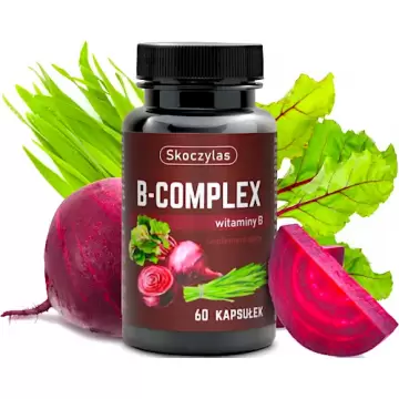 Skoczylas Witaminy B-Complex 60kaps vege - suplement diety Kompleks witamin Burak