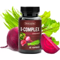 Skoczylas Witaminy B-Complex 60kaps vege - suplement diety Kompleks witamin Burak