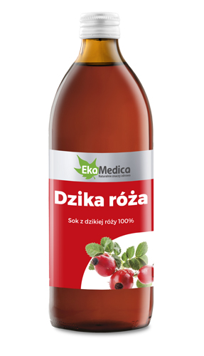 EkaMedica Dzika Róża Sok z Dzikiej Róży 500ml - suplement diety