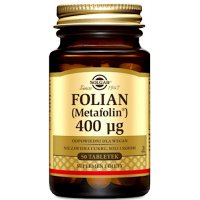 SOLGAR Folian Metafolin 400mcg 50tabs vege - suplement diety MTHFR