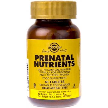 SOLGAR Prenatal Nutrients Witaminy i Minerały Prenatalne 60tab - suplement diety
