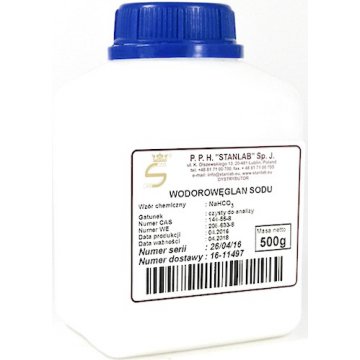 Stanlab Wodorowęglan sodu CZDA soda oczyszczona 500g 