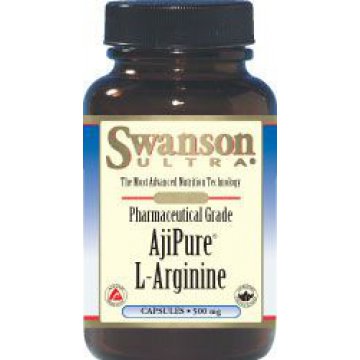 Swanson AjiPure L-Arginina 500mg 60kaps vege - suplement diety