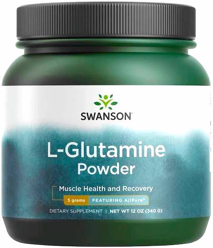 Swanson AjiPure L-Glutamine 340g L-Glutamina - suplement diety Jelita Cukrzyca