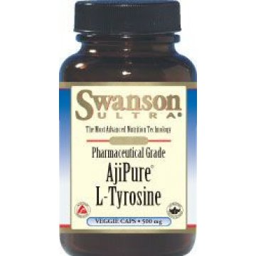 Swanson AjiPure L-Tyrozyna 500mg 60kaps - suplement diety Pamięć