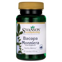 Swanson Bacopa Monniera 10:1 extract 90kaps 50mg - suplement diety
