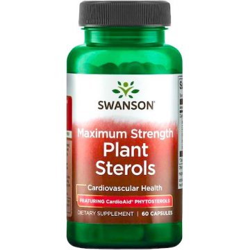 Swanson CardioAid Beta Sitosterol 60kaps Plant Sterols - suplement diety Krążenie Cholesterol