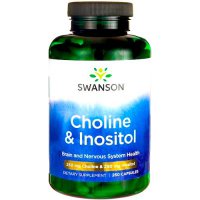 Swanson Cholina & Inositol 250kaps - suplement diety