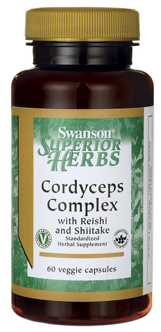 Swanson Cordyceps complex 60kaps Kordyceps - suplement diety