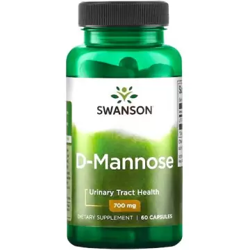 Swanson D-Mannoza 700mg 60kaps  - suplement diety Układ moczowy Pęcherz