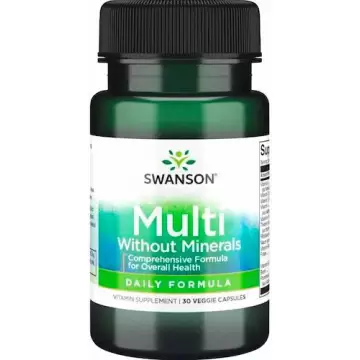 Swanson Daily Multi-Vitamin 30kaps vege Multiwitamina A B C D E K - suplement diety