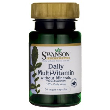 Swanson Daily Multi-Vitamin 30kaps vege Multiwitamina A B C D E K - suplement diety