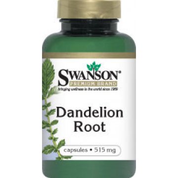 Swanson Dandelion Root 515mg 60kaps Mniszek Lekarski Korzeń - suplement diety