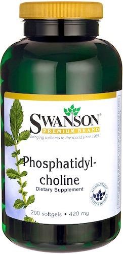 Swanson Fosfatydylcholina 420mg 200softgels - suplement diety