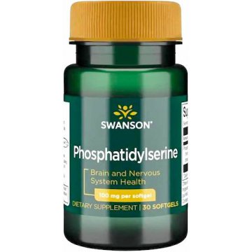 Swanson Fosfatydyloseryna 100mg 30kaps softgels - suplement diety