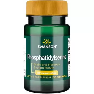 Swanson Fosfatydyloseryna 100mg 30kaps softgels - suplement diety