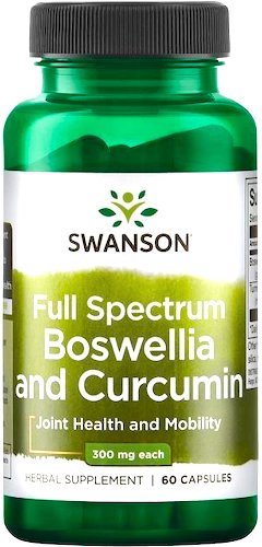 Swanson Full Spectrum Boswellia & Curcumin 60kaps Kadzidłowiec i Kurkuma - suplement diety