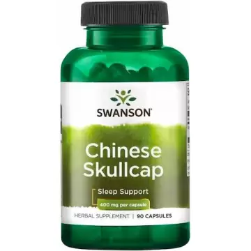 Swanson Full Spectrum Chinese Skullcap 400mg 90kaps Tarczyca Bajkalska - suplement diety