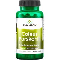 Swanson Full Spectrum Coleus Forskohlii 400mg 60kaps Pokrzywa Indyjska Forskolina - suplement diety