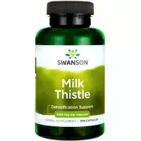 Swanson Full Spectrum Milk Thistle 500mg 100kaps Ostropest Plamisty - suplement diety