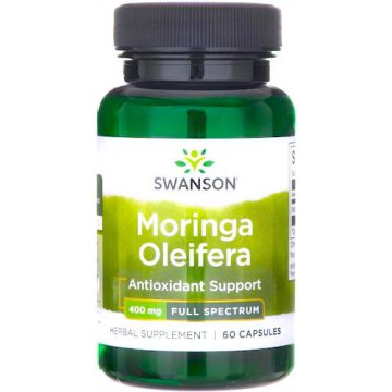 Swanson Full Spectrum Moringa Oleifera 400mg 60kaps - suplement diety
