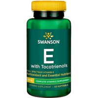Swanson Full Spectrum Witamina E z Tokotrienolami 60kaps Tokoferole Mix - suplement diety