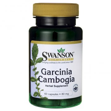 Swanson Garcinia Cambogia extract 80mg 60kaps - suplement diety
