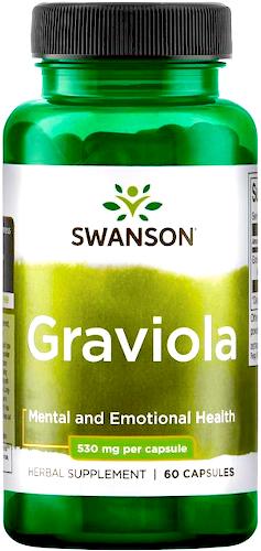 Swanson Graviola 530mg 60kaps - suplement diety
