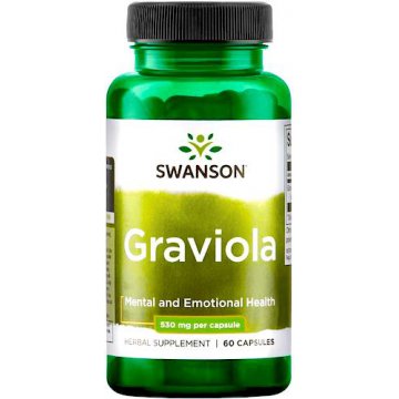 Swanson Graviola 530mg 60kaps - suplement diety