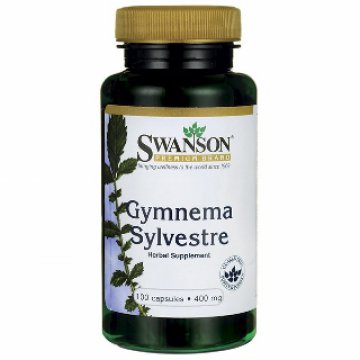 Swanson Gymnema Sylvestre 400mg 100kaps Gurmar - suplement diety