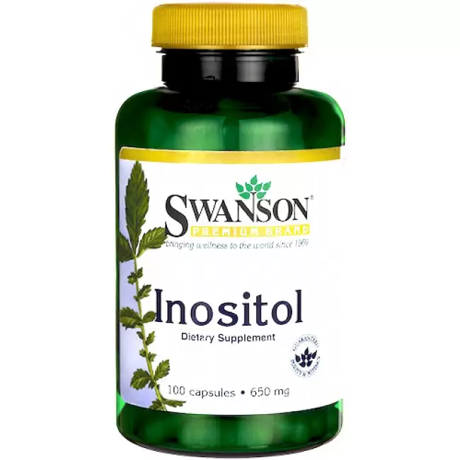 Swanson Inositol 650mg 100kaps Inozytol - suplement diety Witamina B8