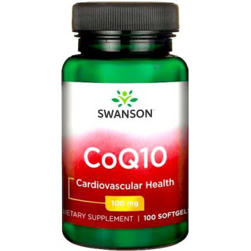 Swanson Koenzym Q10 100mg 100kaps softgels CoQ10 - suplement diety