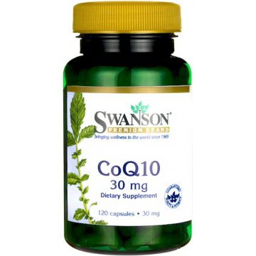 Swanson Koenzym Q10 30mg 120kaps softgels CoQ10 - suplement diety
