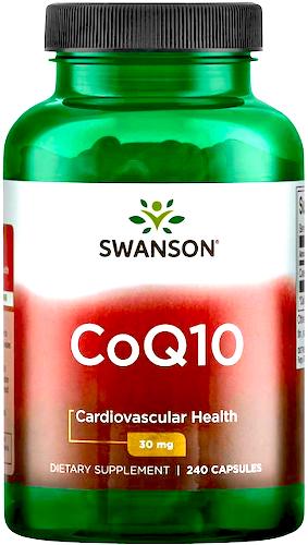 Swanson Koenzym Q10 30mg 240kaps softgels CoQ10 - suplement diety