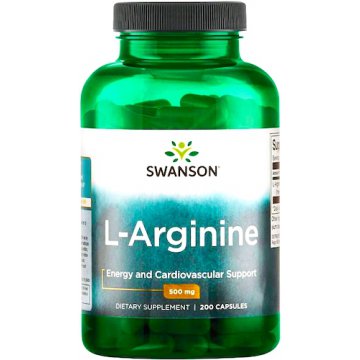 Swanson L-Arginina 500mg 200kaps - suplement diety