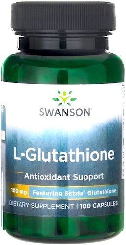 Swanson L-Glutation Setria 100mg 100kaps - suplement diety