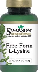 Swanson L-Lizyna 500mg 100kaps - suplement diety