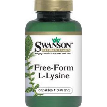 Swanson L-Lizyna 500mg 100kaps - suplement diety