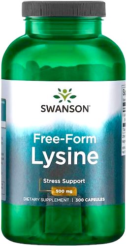 Swanson L-Lizyna 500mg 300kaps - suplement diety