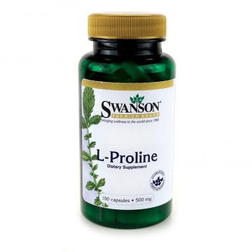 Swanson L-Prolina 500mg 100tab - suplement diety