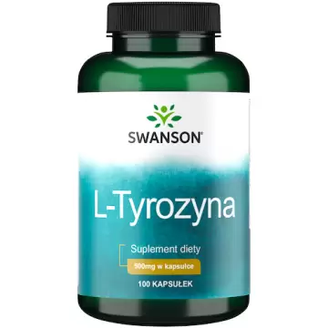 Swanson L-Tyrozyna 500mg 100kaps - suplement diety