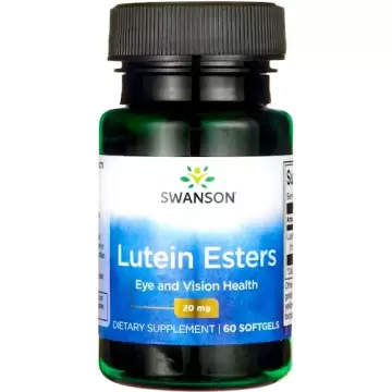 Swanson Luteina 20mg 60kaps (estry) - suplement diety