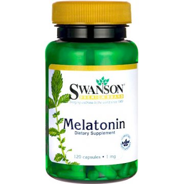 Swanson Melatonina 1mg 120kaps - suplement diety