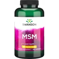 Swanson MSM (Methyl - Sulfonyl - Methane) 500mg 250kaps - suplement diety