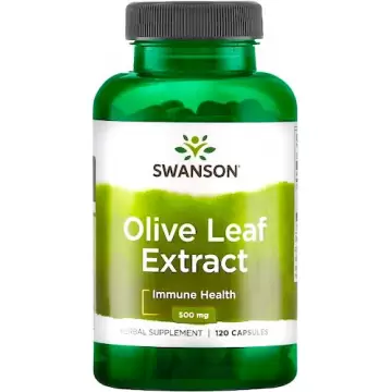 Swanson Olive Leaf Extract 500mg 120kaps Liść Oliwny - suplement diety