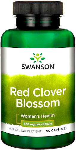Swanson Red clover 430mg 90kaps Czerwona koniczyna - suplement diety