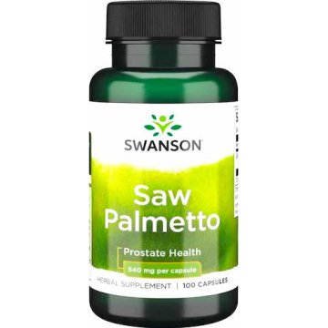 Swanson Saw Palmetto 540mg 100kaps Palma Sabałowa - suplement diety
