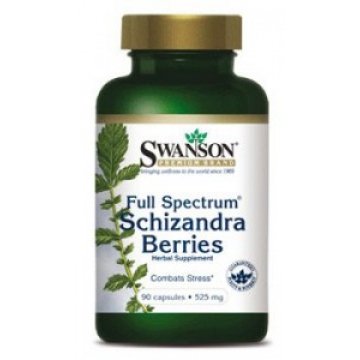Swanson Schizandra 525 mg 90 kaps Cytryniec Chiński - suplement diety