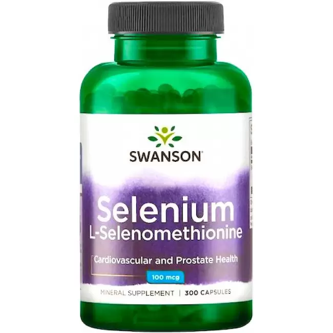 Swanson Selen SeLECT 100mcg 300kaps - suplement diety